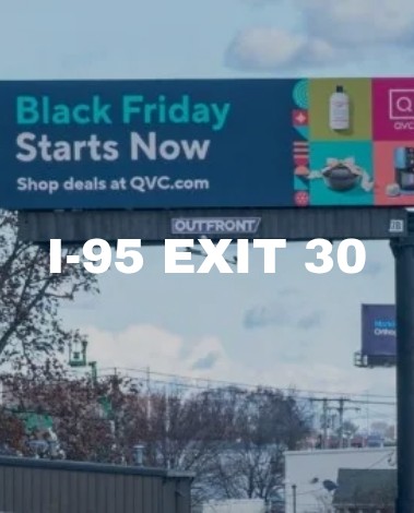 I-95 Exit 30 billboard