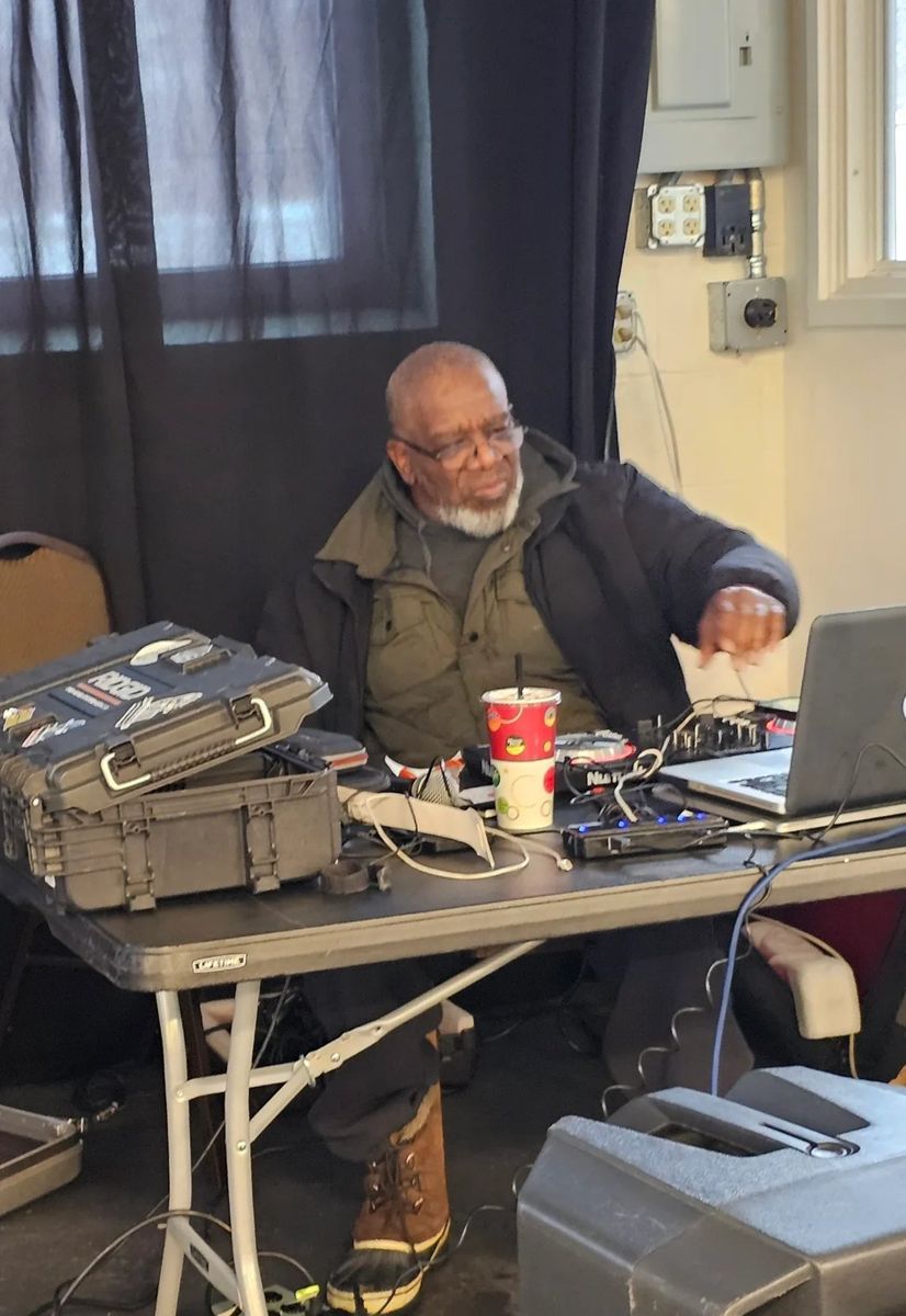 The DJ at a BIYC event
